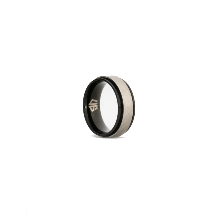 UG Black and Silver Orum Ring
