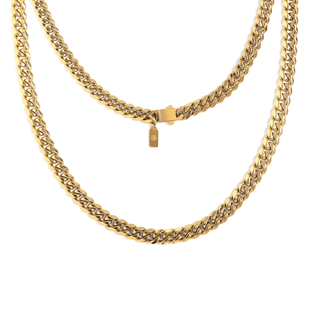 UG 18k Gold Plated Chain 8MM