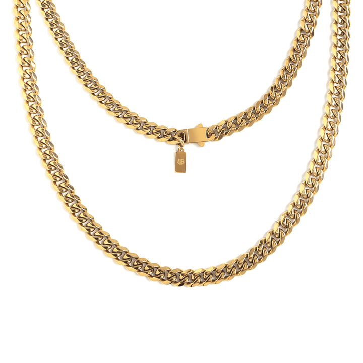 UG 18k Gold Plated Chain 8MM