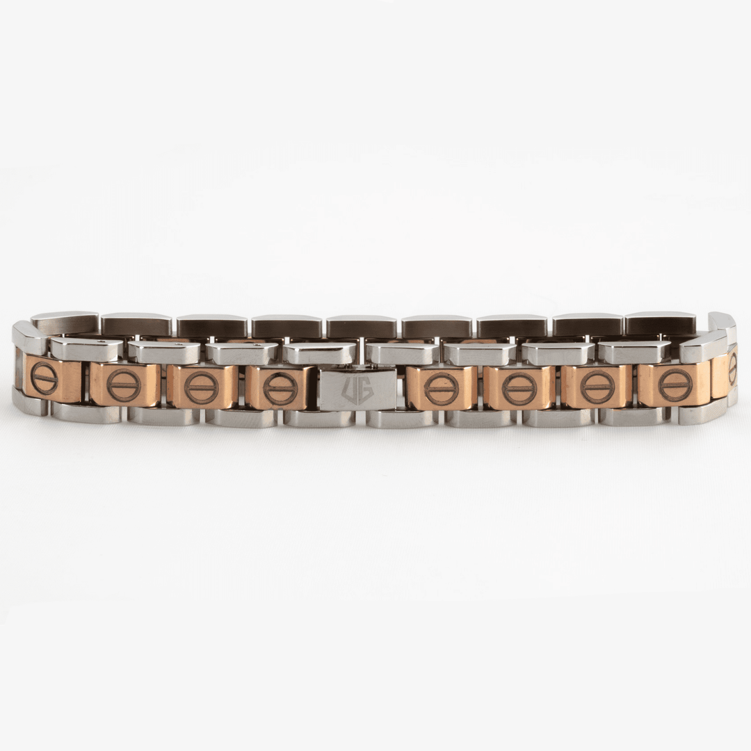 UG Bracelet Steel and Silver/Copper Ceramic