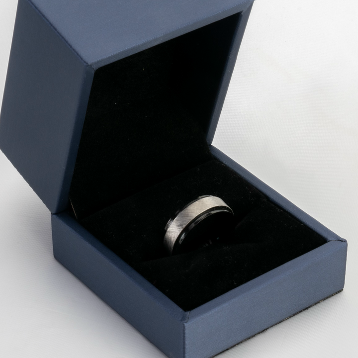 UG Black and Silver Orum Ring
