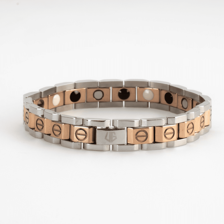 UG Bracelet Steel and Silver/Copper Ceramic