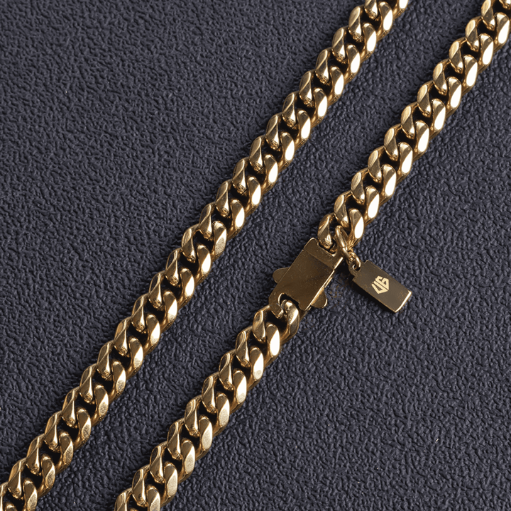 UG 18k Gold Plated Chain 5MM