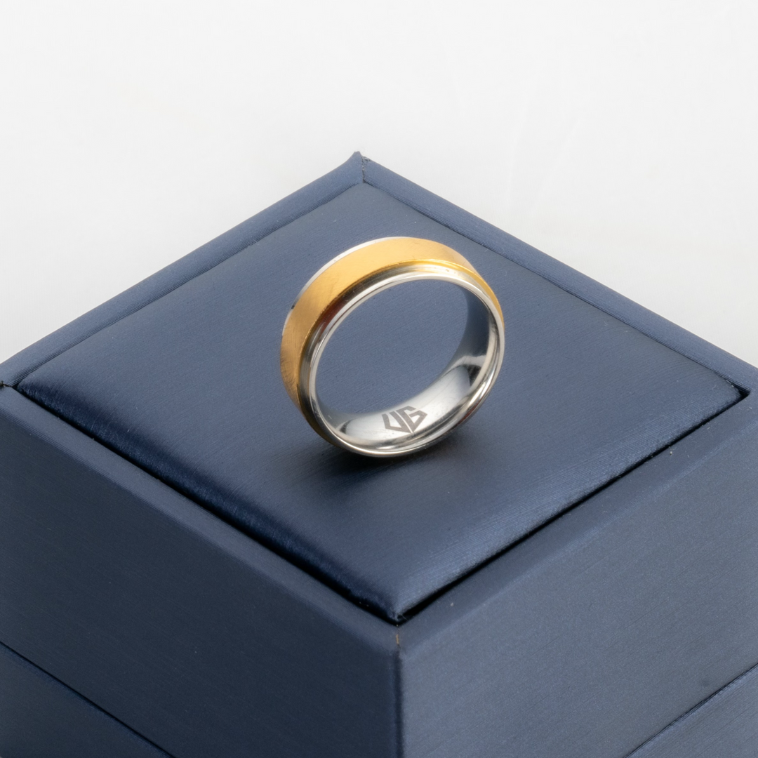 UG Silver and Gold Orum Ring