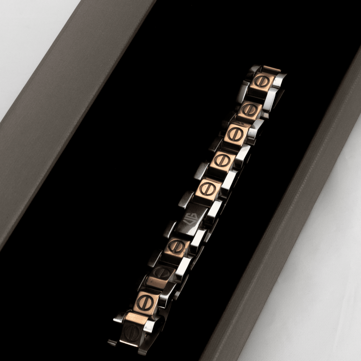 UG Bracelet Steel and Silver/Copper Ceramic