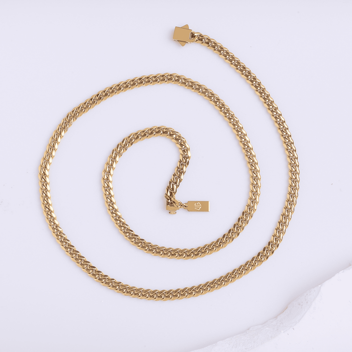 UG 18k Gold Plated Chain 5MM