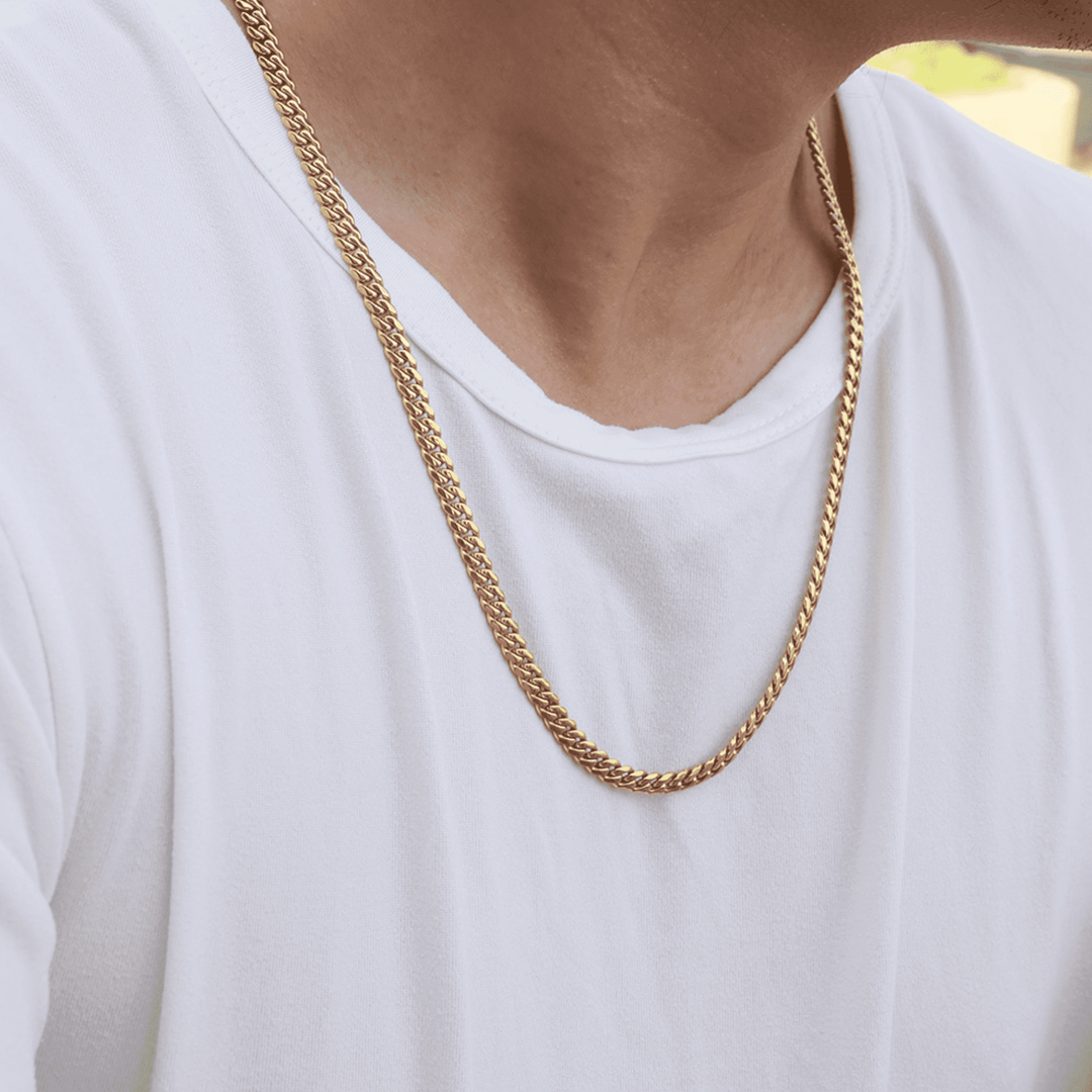 UG 18k Gold Plated Chain 5MM