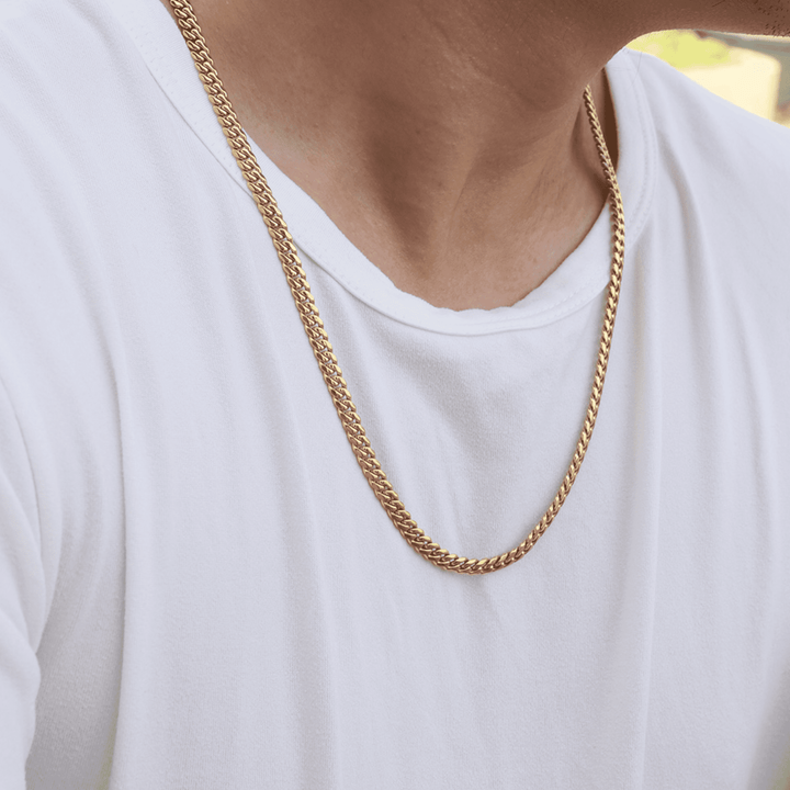 UG 18k Gold Plated Chain 5MM