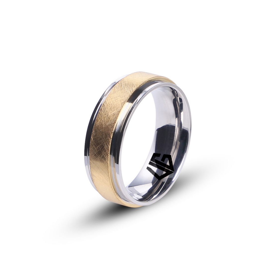UG Silver and Gold Orum Ring