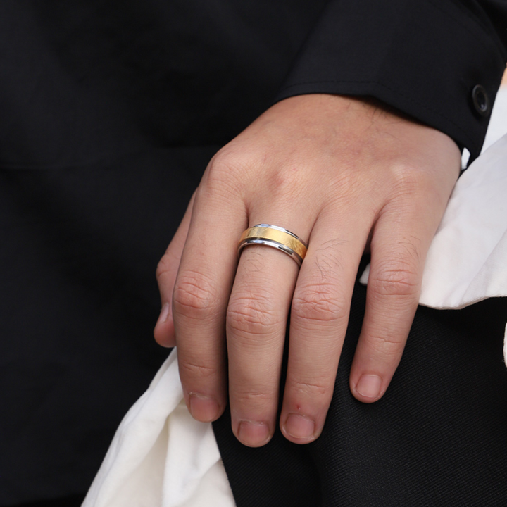 UG Silver and Gold Orum Ring