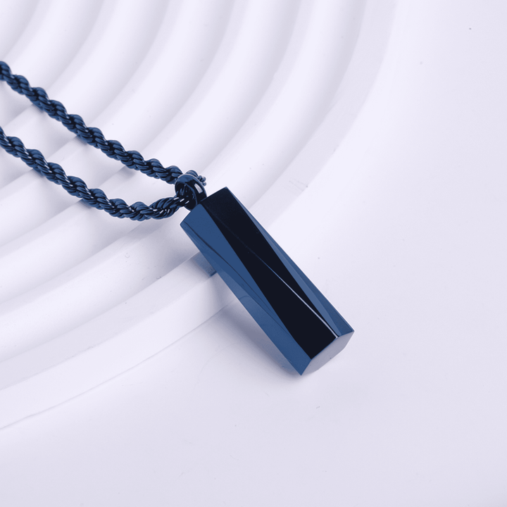 UG Blue Pentagon Necklace