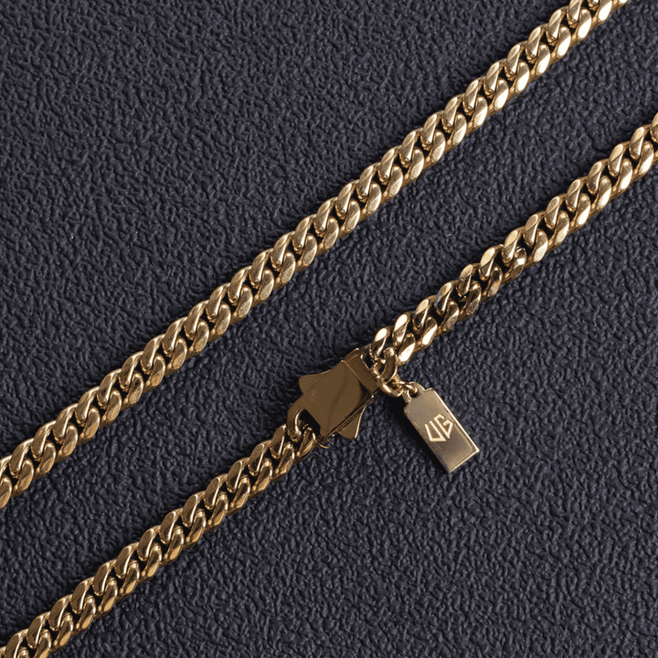 UG 18k Gold Plated Chain 8MM