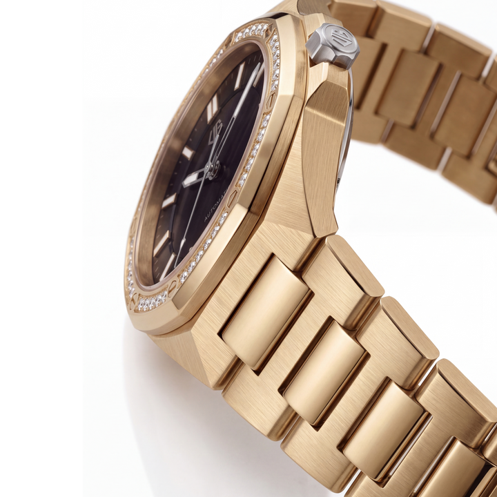 Reloj Crown, Iced Gold