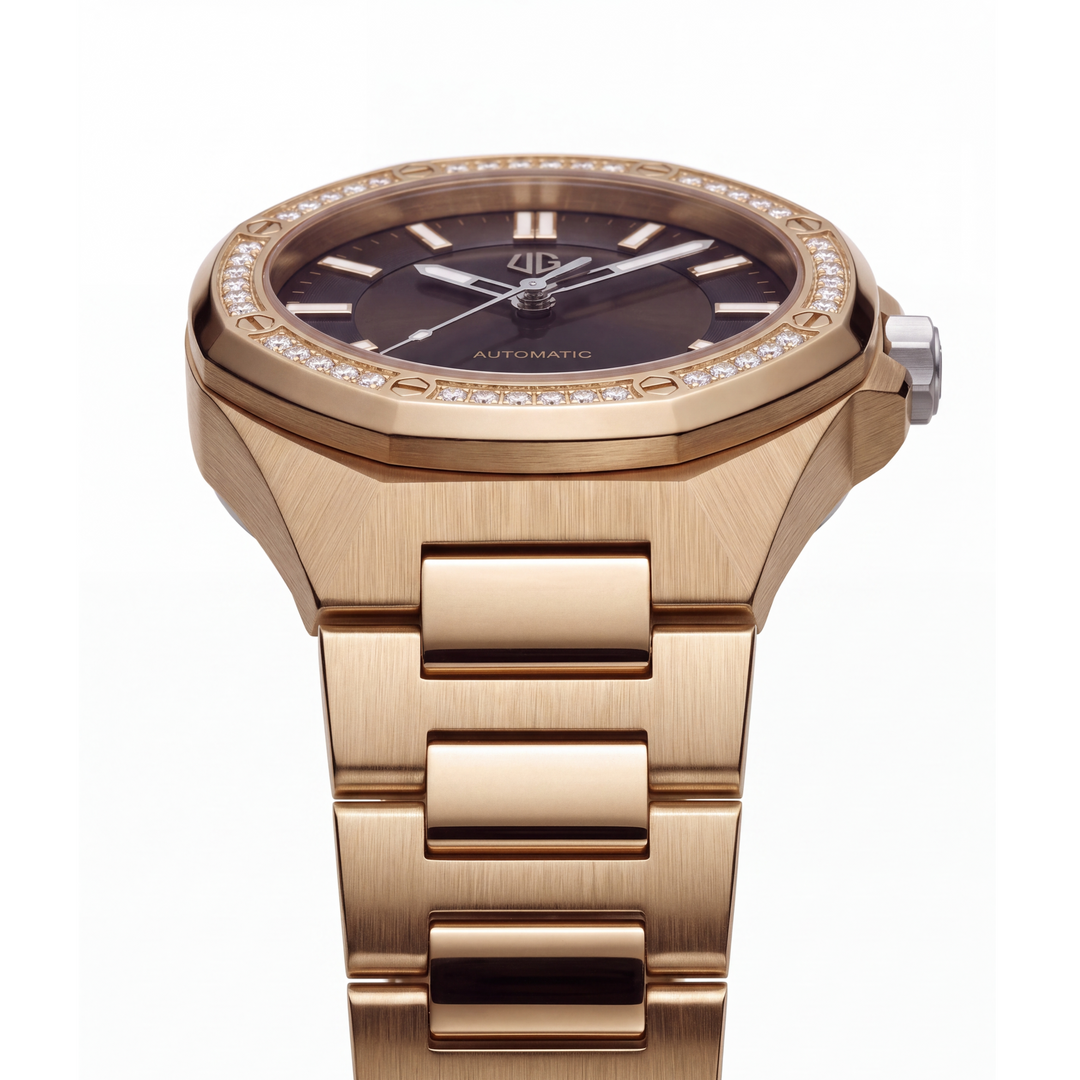 Reloj Crown, Iced Gold
