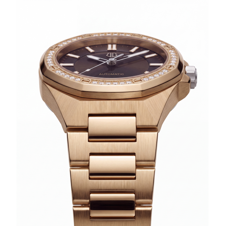 Reloj Crown, Iced Gold