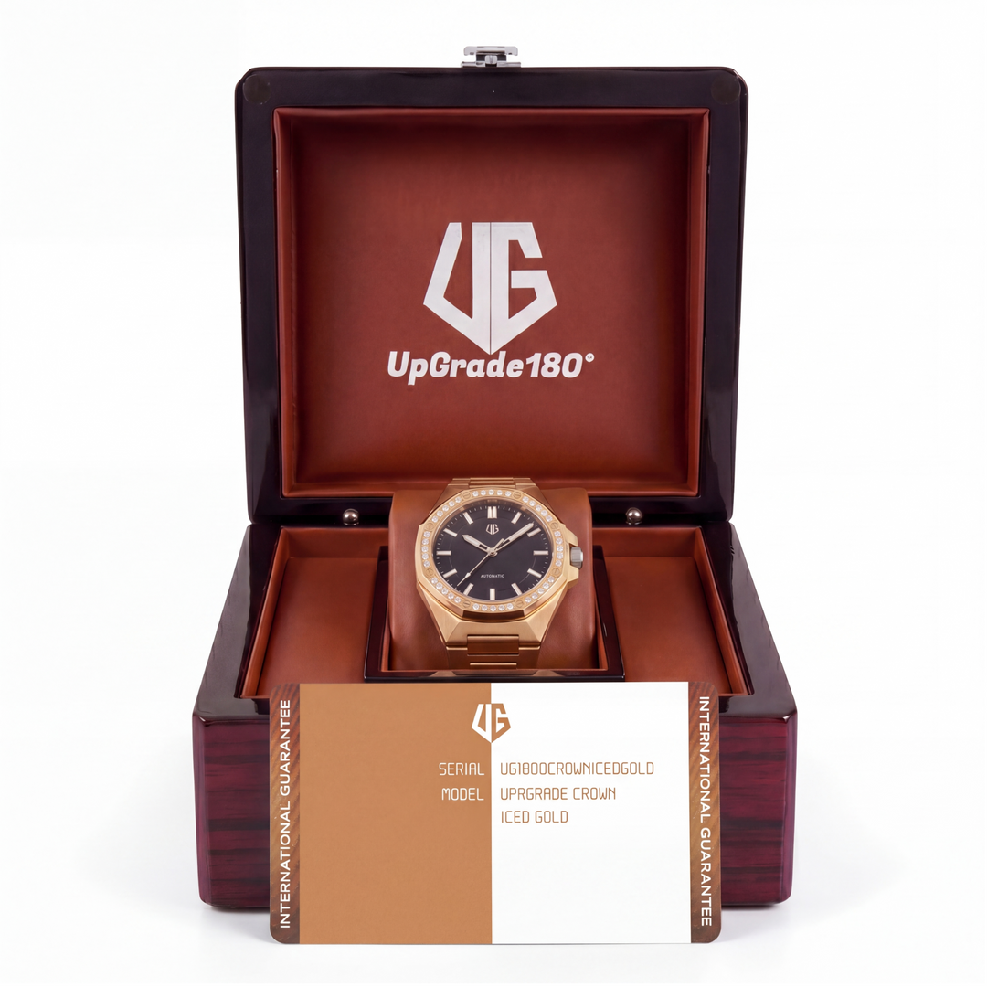 Reloj Crown, Iced Gold