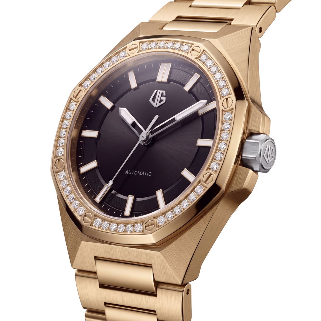 Reloj Crown, Iced Gold