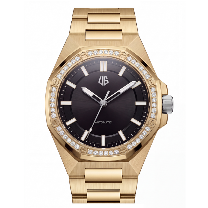 Reloj Crown, Iced Gold
