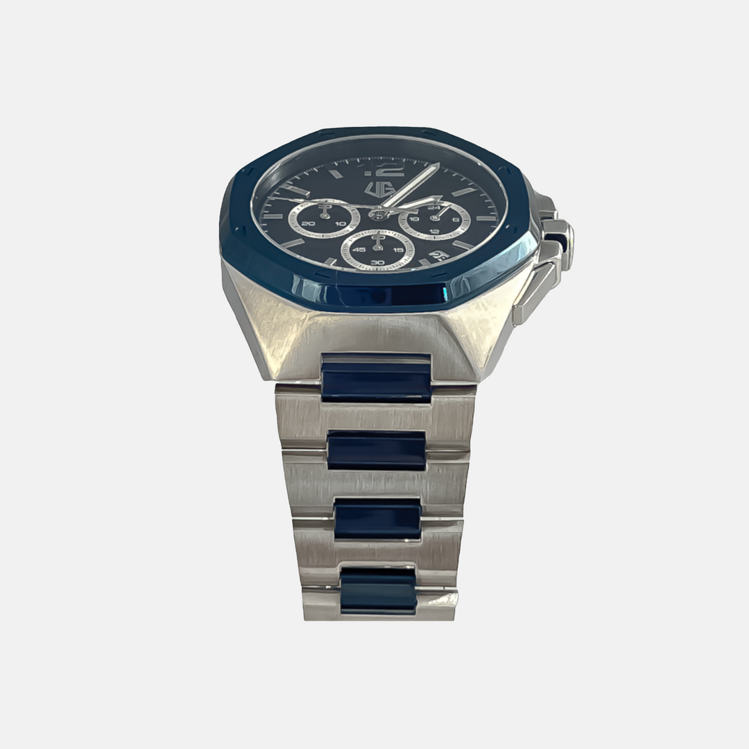 Reloj Impulse, Azul y Plateado