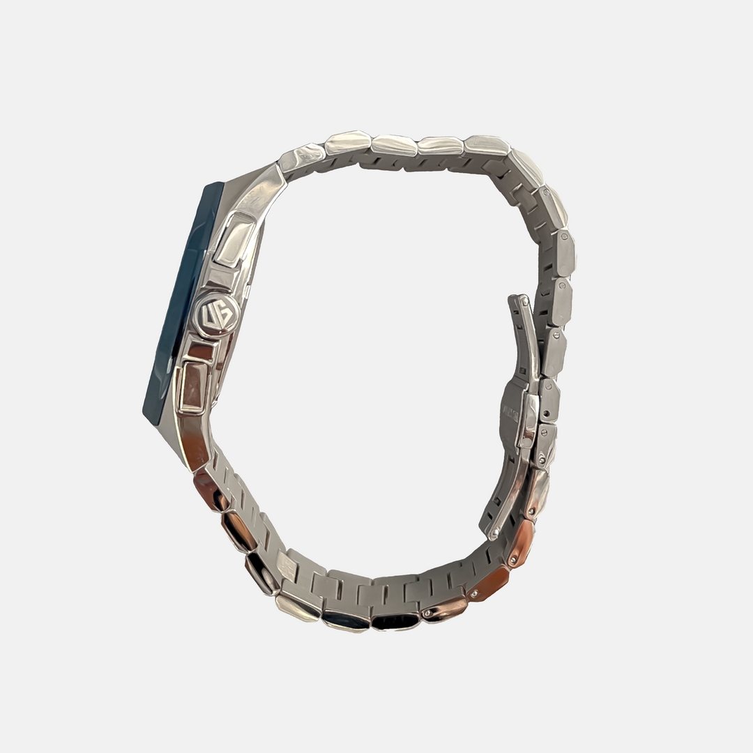 Reloj Impulse, Azul y Plateado