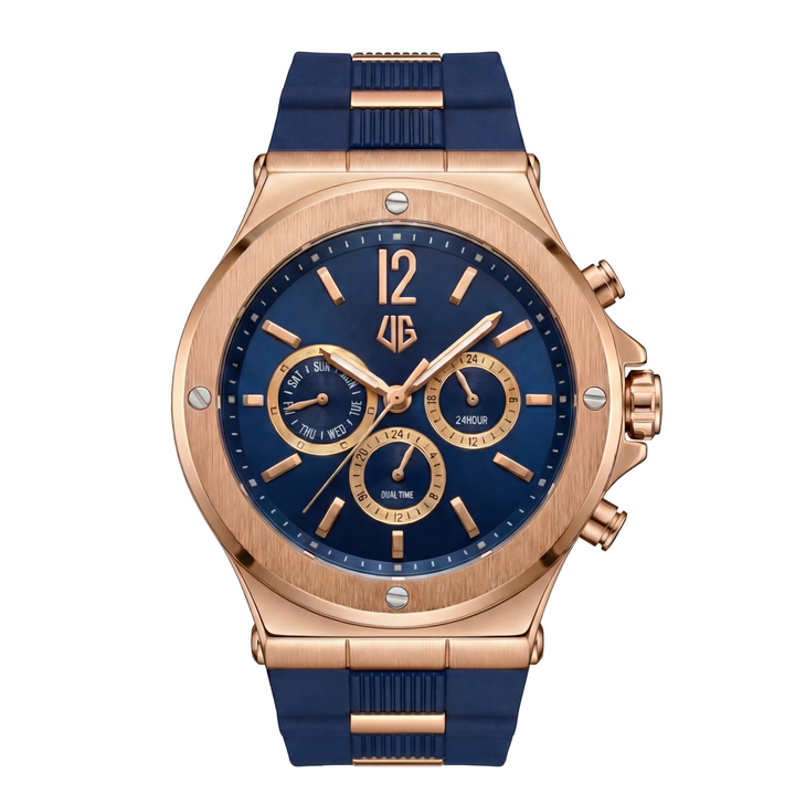 Reloj Impulse, Dorado Correa de Silicona