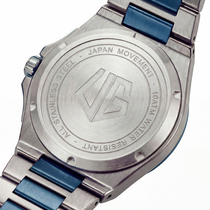Reloj Impulse, Azul y Plateado