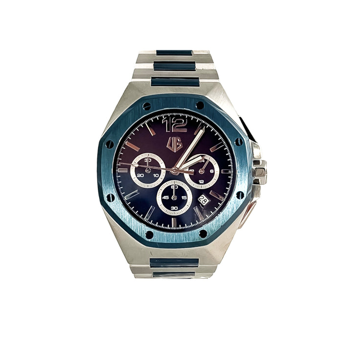 Impulse Watch, Blue and Silver