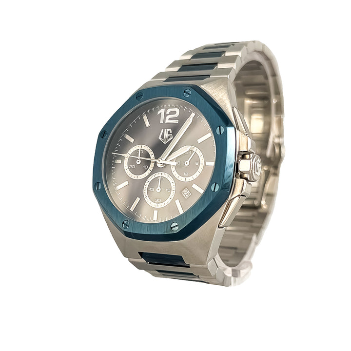 Impulse Watch, Blue and Silver
