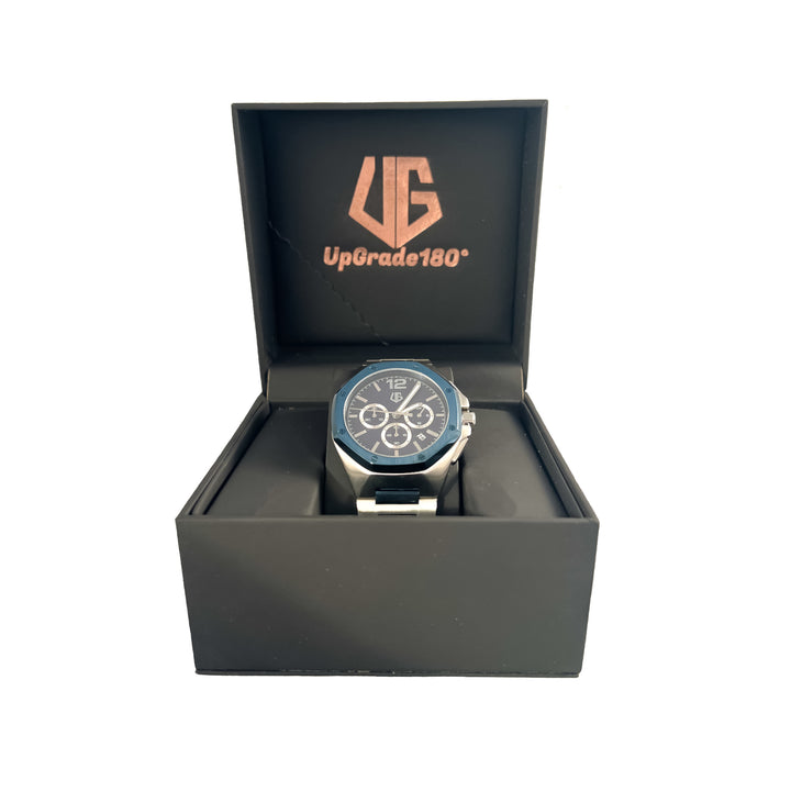 Impulse Watch, Blue and Silver