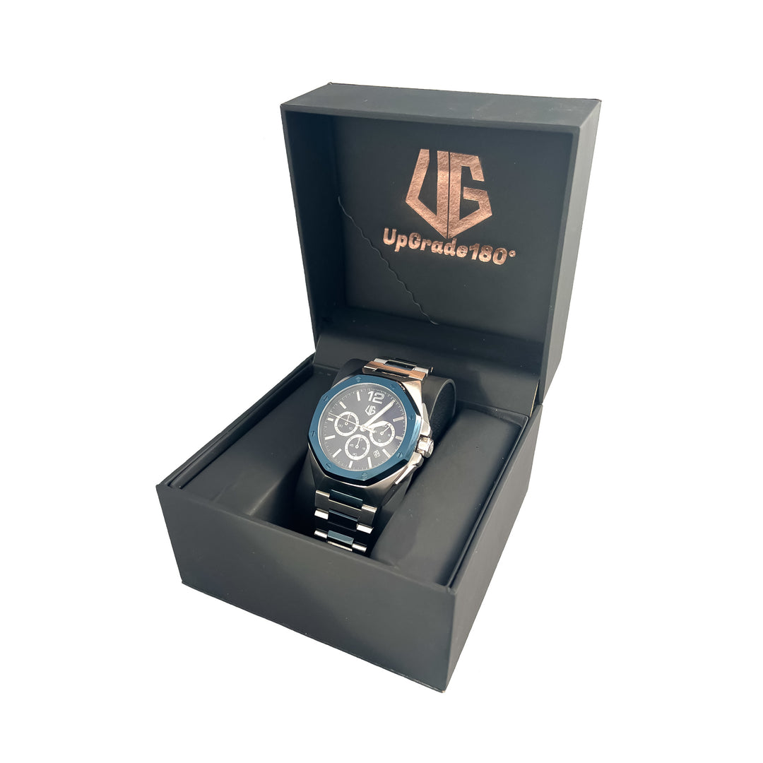 Impulse Watch, Blue and Silver